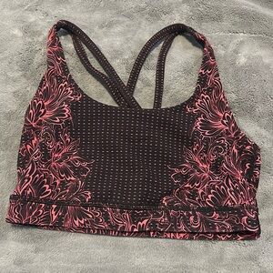 Lululemon energy sports bra size 6 - red